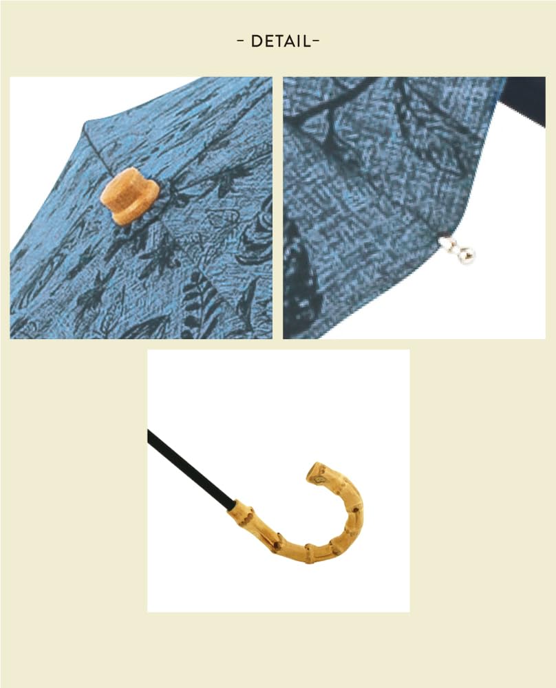 Because Folding Umbrella Botanical Print Tote Bag Mini NV B-094217