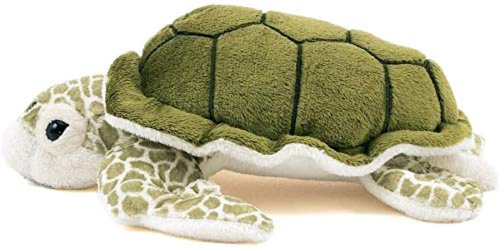 Carolata Green Sea Turtle Plush Toy Soft to the Realistic Creature Toy Gift Turtle Gift (Small), Touch, (Sea Toy), Doll, Mascot/Birthday (Twice