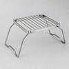 Stainless Steel Cooktop Stand with Folding Legs Quick-Setup for Backpacking
