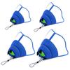 Dog Recovery Collar with Drawcord Neck Opening and Clear Outer Panel, Padded E-Collar for Wound and Postoperative