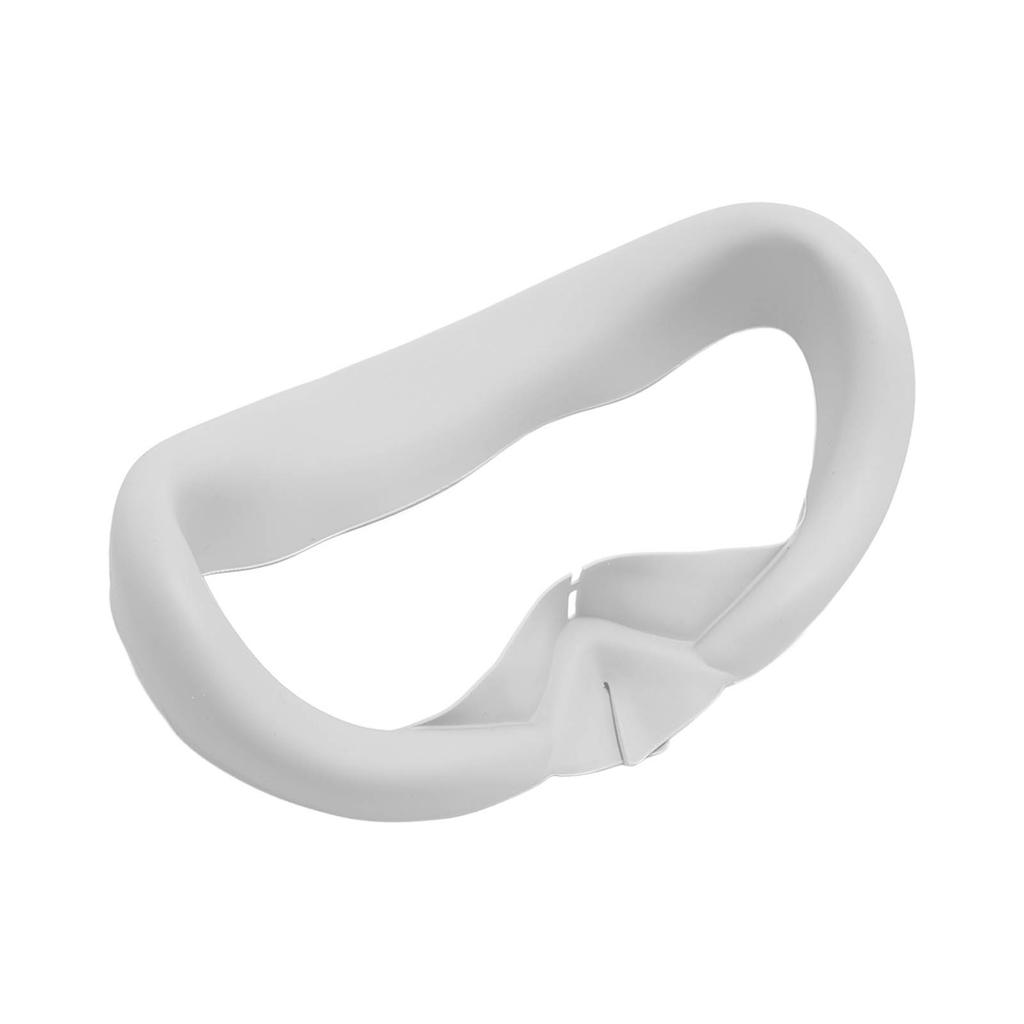 VR Silicone Face Cover Waterproof Washable Soft VR Face Pad Cushion for PICO 4 VR Glasses Gray White