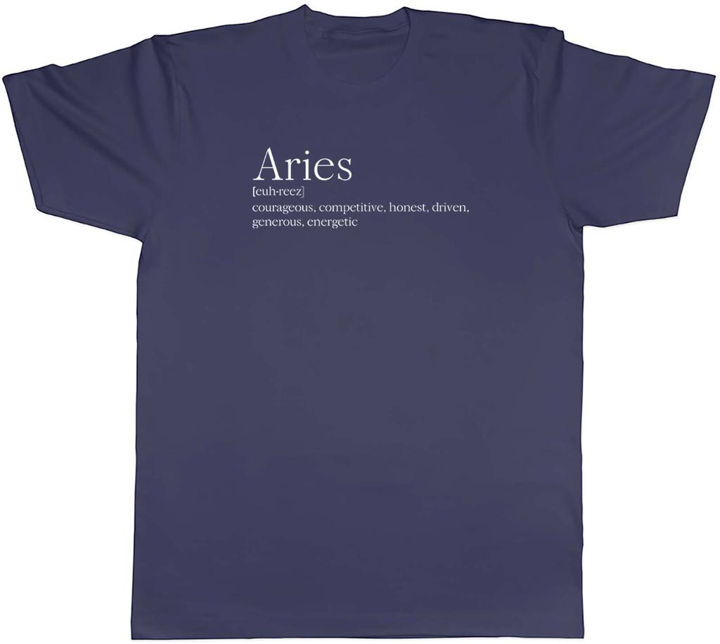 Zodiac Definition Aries Unisexs Unisex TShirt Tee Gift