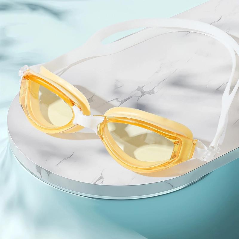 1Pc Unisex Professional Swimming Goggles With Box Waterproof Anti-Fog Swim Goggles For Adults Men Women