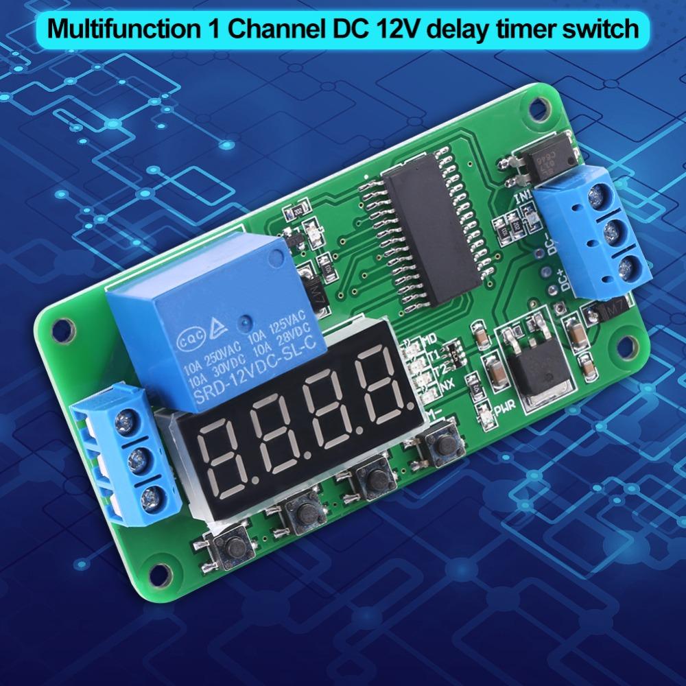 CE030 Time Delay Relay 12v DC12V Timer Relay Delay Timer Switch  Industrial Applications