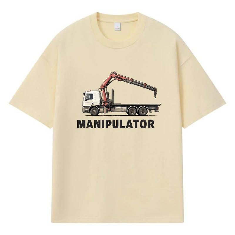 2026 Manipulator Bedrucktes Grafik Streetwear Y2k Harajuku Herren Damen Kleidung 100% Baumwolle T-Shirt Lässig Oversized Sommer Herren T-Shirt