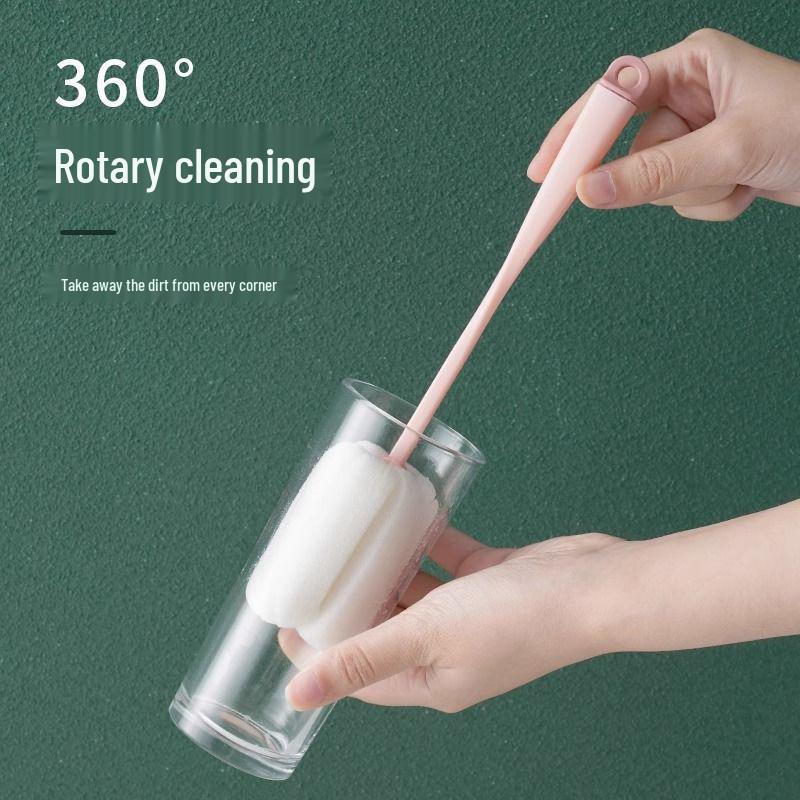 Detachable Sponge Cup Brush for Baby Bottles & Water Bottles