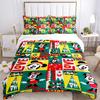 3pcs Mickey, Minnie Printed Bedding Set, Breathable And Soft, Machine Washable, Christmas Gift, Suitable for Bedroom Decoration, 072