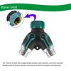 ABS Garden Hose Splitter 2 Way Y-shaped Alloy For Garden Watering Systems Connector For Garden
