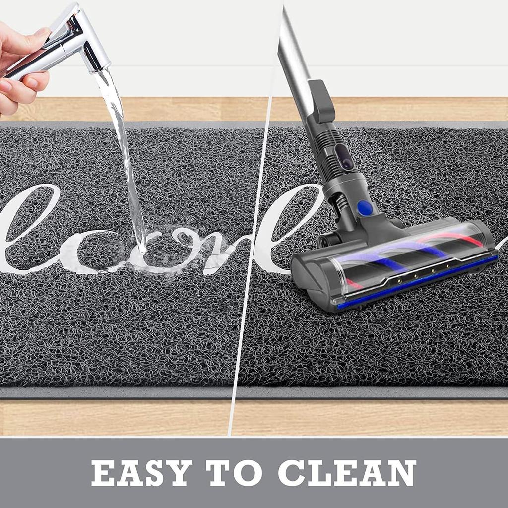 Simple Silk Circle Floor Mat Dirt-resistant Non-slip Entry Door Mat Scuff Soil Carpet