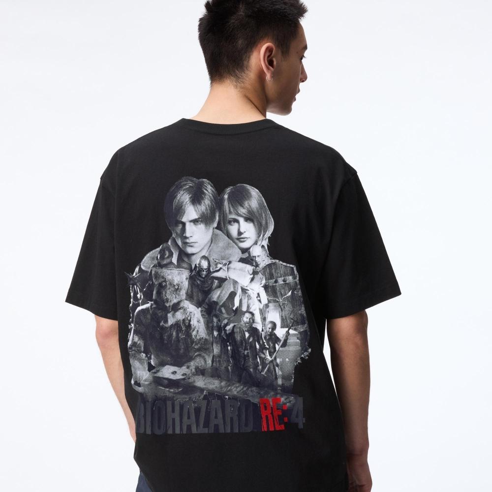 

UNIQLO JAPAN CAPCOM 40th UT оверсайз с короткими рукавами