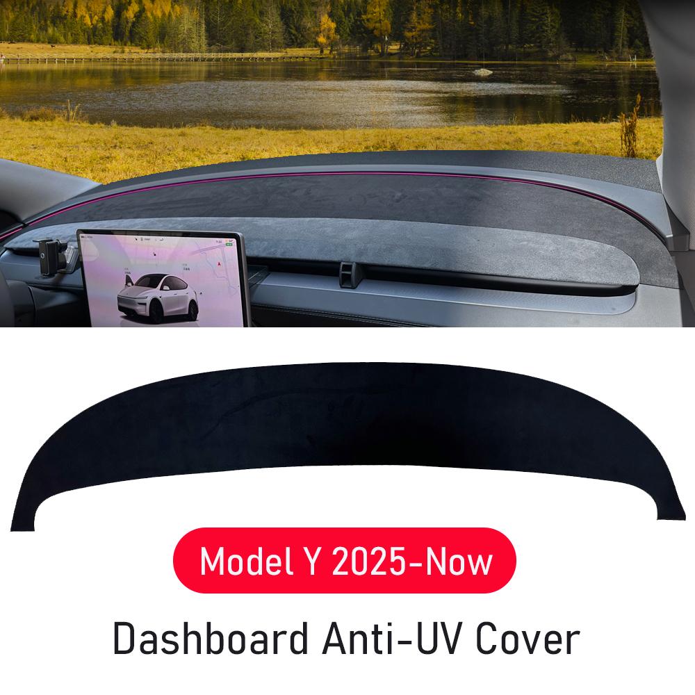 Dashboard Cover for Tesla Model Y Juniper Dashboard Pad Dash Mats Compatible with Tesla Model Y 2025 2026 Dash Board Accessories
