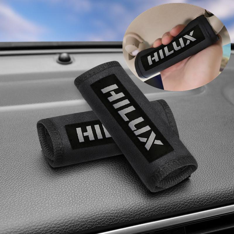 Car Roof Handle Protection Cover Gloves for Toyota Hilux Surf Vigo Revo 2017 2018 Accessories Car Styling