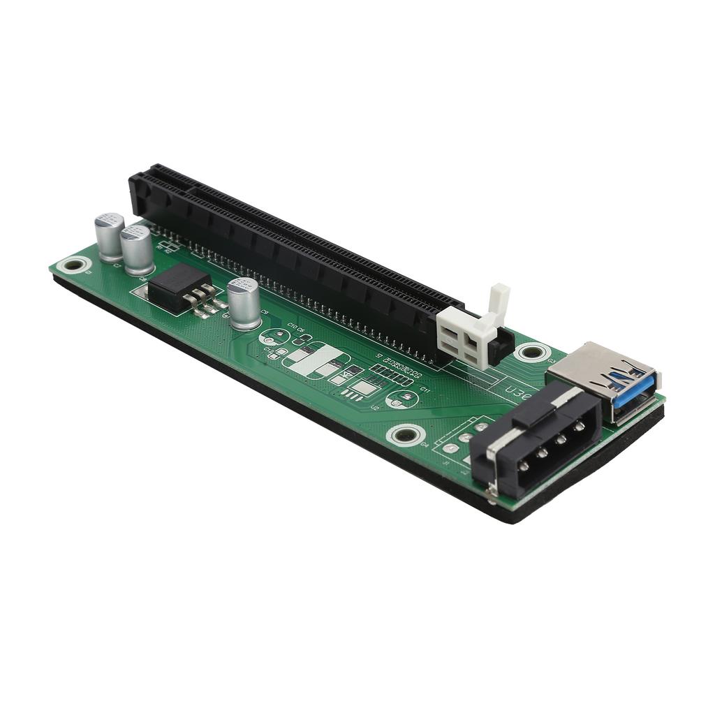 PCIE Riser 60cm 23.6in USB 3.0 PCIe Extender 1X 16X PCIE to Serial SATA Power Cable for Bitcoin Miner006