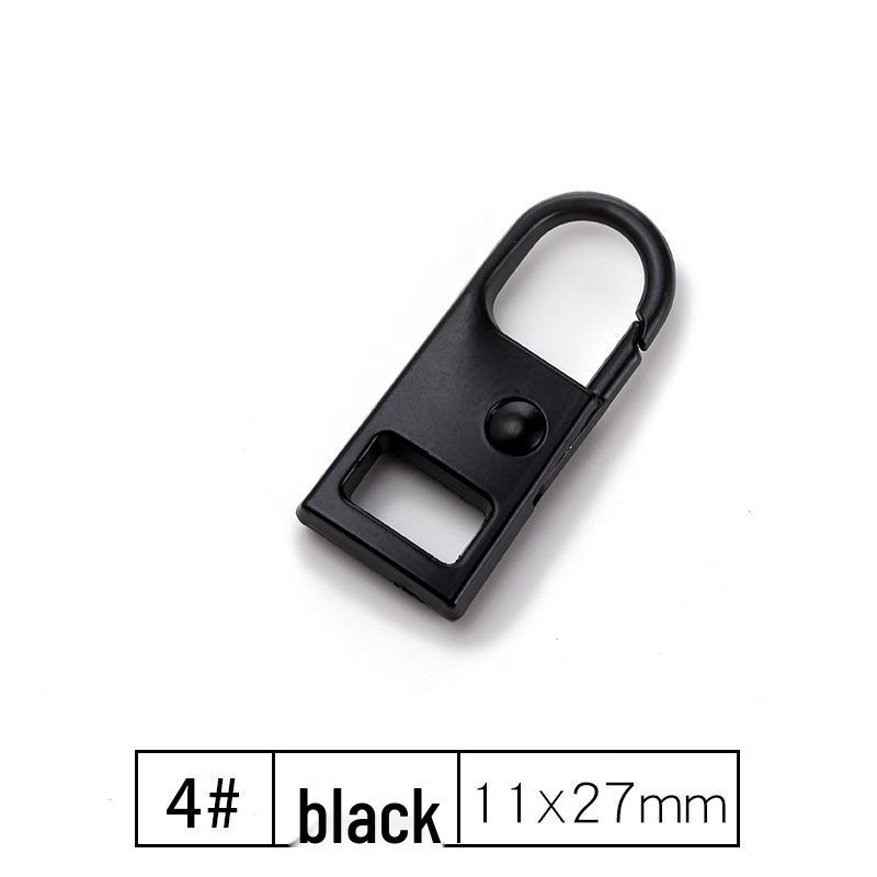 

Universal Metal Zipper Pull Head Replacement Accessory for Bags and Clothes