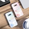 Beautiful Purple Shell For Samsung S25 S25 Edge S25Ultra S8 9 S10 20 U Ltra S21 Pro 22 Plus S23 FE S24 Ultra Glass Phone Case