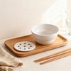 Ceramic Dipping Sauce Bowl Creative Double-layer Filter Soup Bowl Hot Pot Drip Oil Bowl  Home