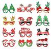 Unique Christmas Glasses Set For Festive Celebrations Includes 12 Cartoon Style Frames