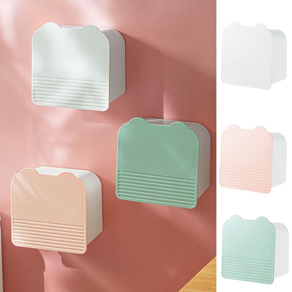Flip-top Sanitary Pad Storage Box Plastic Wall Organizer Box Cosmetics Cotton Storage Box  Vanity