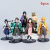 Demon Slayer Pvc Anime Figure Set With Collectible Characters For Fans And Giftgiving