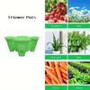 Vertical Plantation Tower Style Garden, Stackable Herb Garden Plantation, Vegetable Planting Pot, Petal Shaped Flower Pot