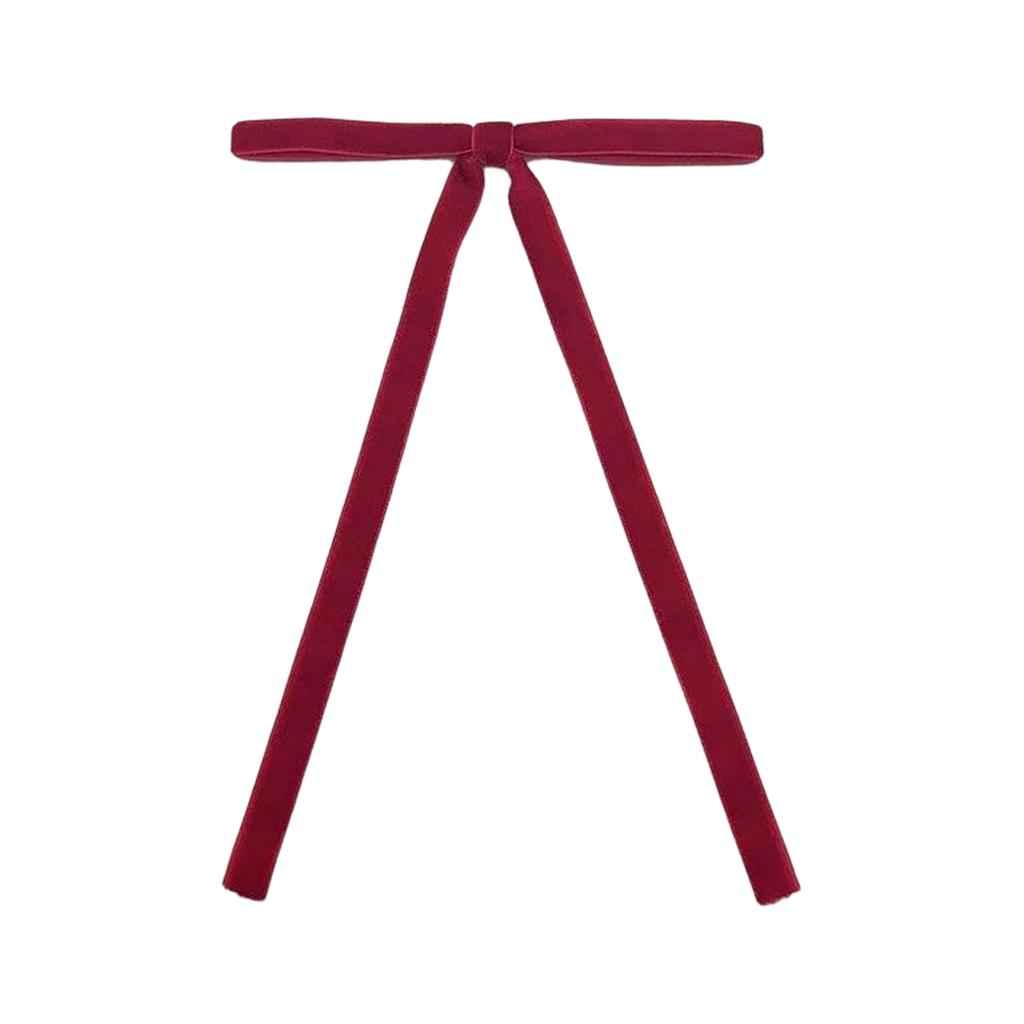 Velvet Bow Tie Christmas Party Hanging Accessories