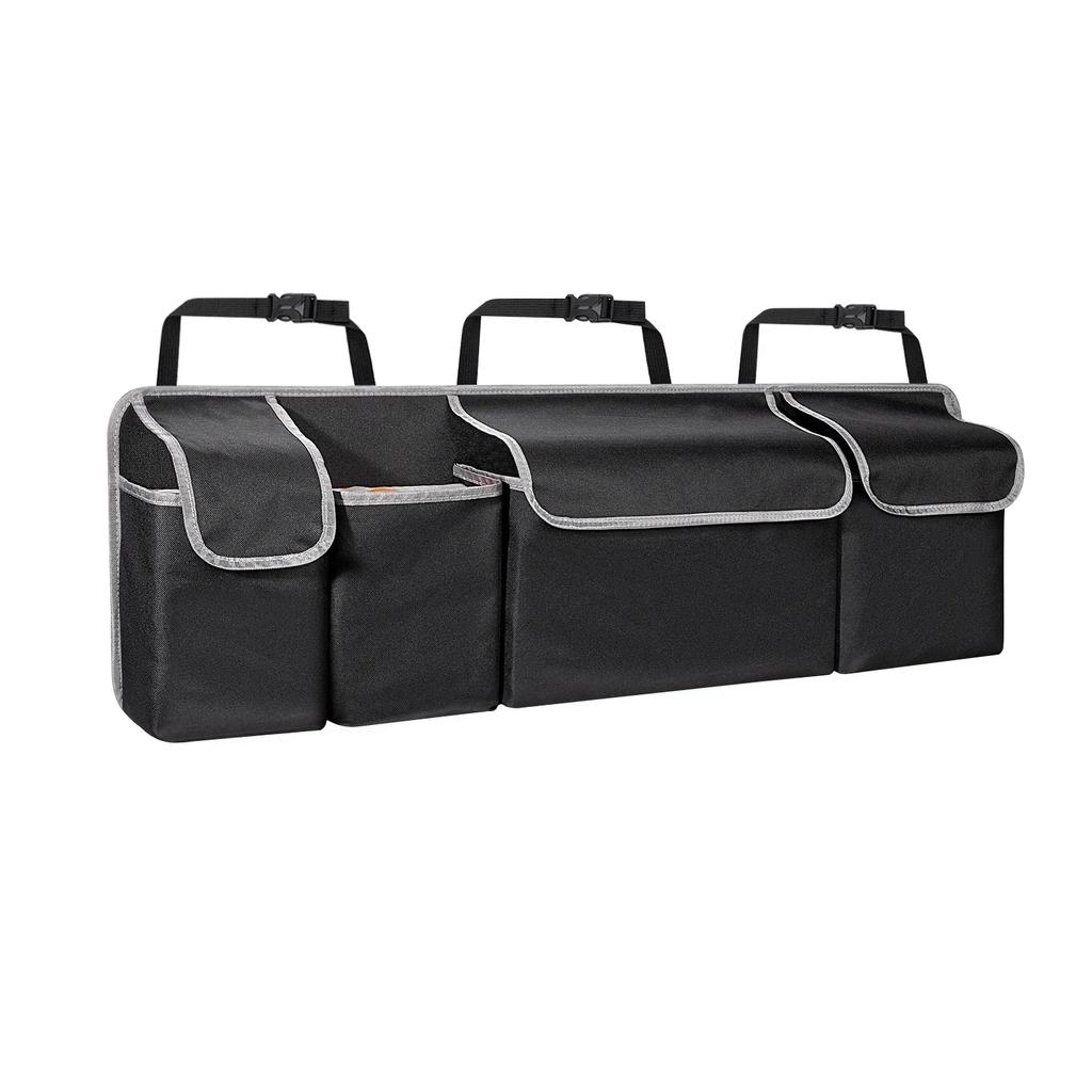 1-2Pcs Versatile Oxford Cloth Car Trunk Storage Bag Rear Seat Back Hanging Vehicle Organizer Box for Automobile Interior
