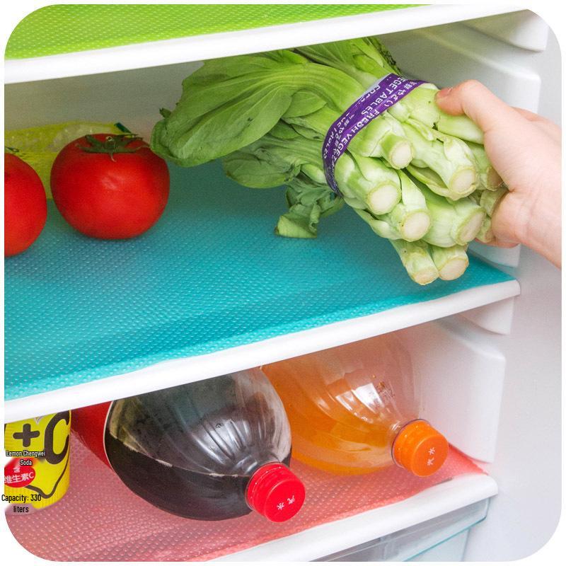 Non-Slip, Anti-Fouling Kitchen and Refrigerator Mat Set – Customizable and Multi-Piece Cabinet Mats