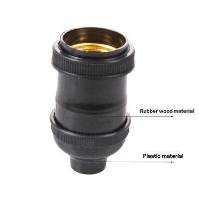 High Quality E27 Bakelite Plastic Lamp Holder Socket Lamp Holder Socket Base Led Terminal Bulb Types Vintage For Bedroom Office