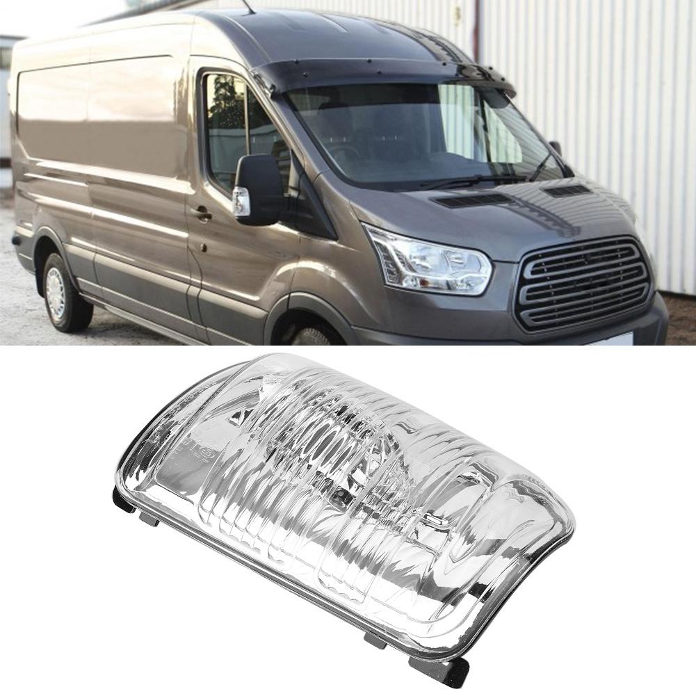 Backup Mirror Light Lens Exterior Rearview Door Wing Mirror Indicator Lens Clear Fits for  Transit MK8 2014+ Indicator Lens