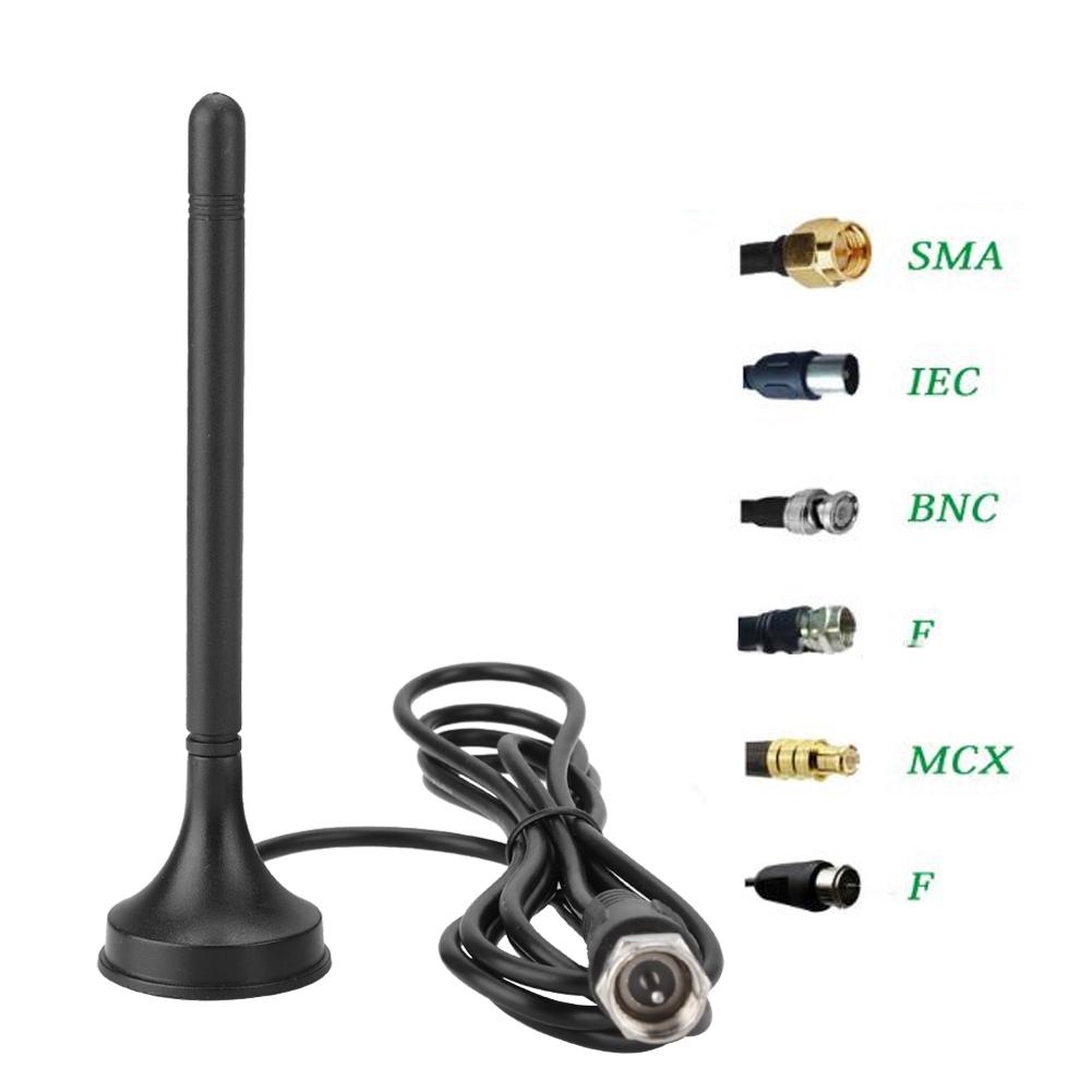 1.5m F Small Glue Stick DVB T Suction Cup Antenna Wireless TV Antenna Indoor TV Antenna