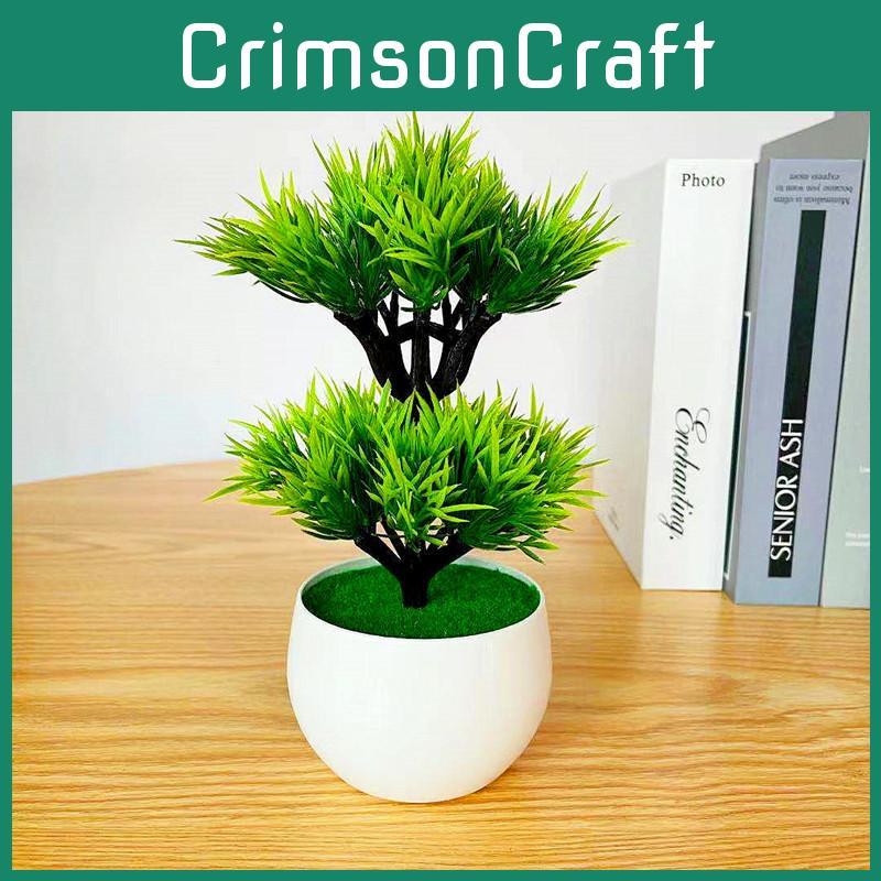 Double Layer Pteris Multifda Poir Simulation Of Potted Green Plant Decoration