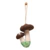 Mushroom Keychain Strap Portable Phone Accessory Teen Girl Keychain Fashionable Bag Pendant Perfect for Bags and Phones