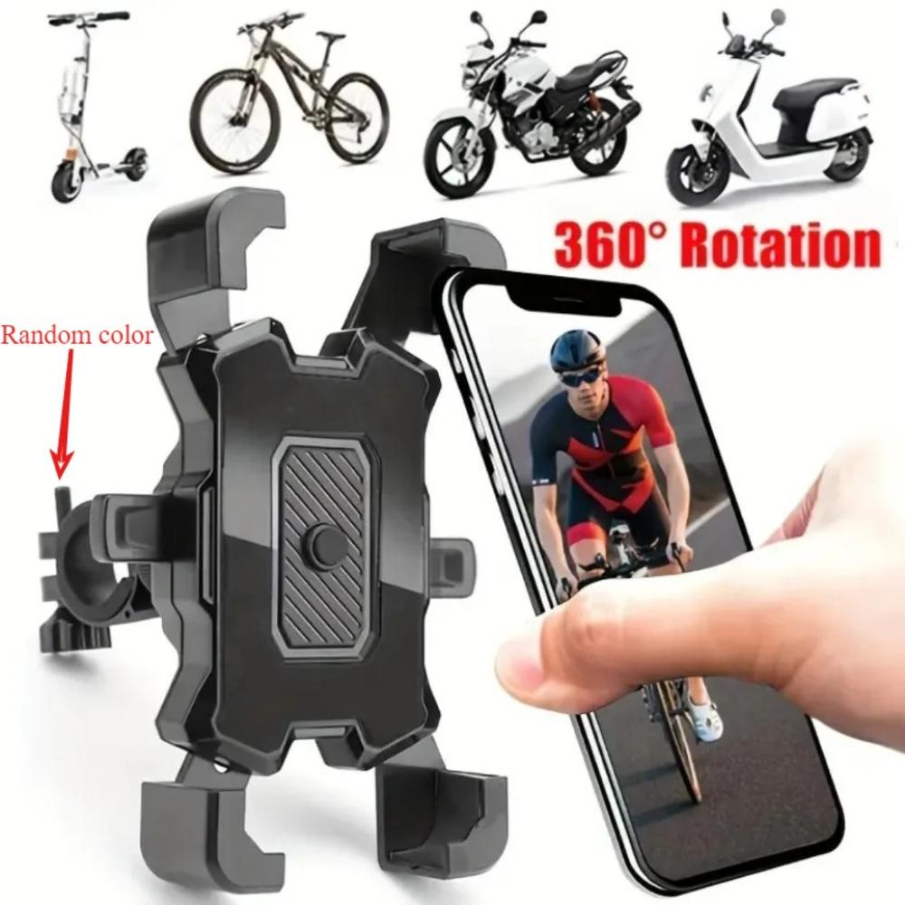Bicycle Phone Holder Bike Accessories Motorcycle Adjustable Stand 360° Rotatable GPS Clip Cycling Mtb Accesories Bikes Sports