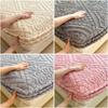 3D Embossed Velvet Bed Cover Thick Warm Plush Fitted Bed Sheet Non-Slip Elastic Mattress Cover Breathable, noiseless mattress cover,