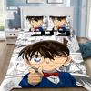 Anime Duvet Pillowcase Bedding Set Adult Boy D-Detective C-Conan Girl Bedroom Decoration Children Gift Single Double Large Size