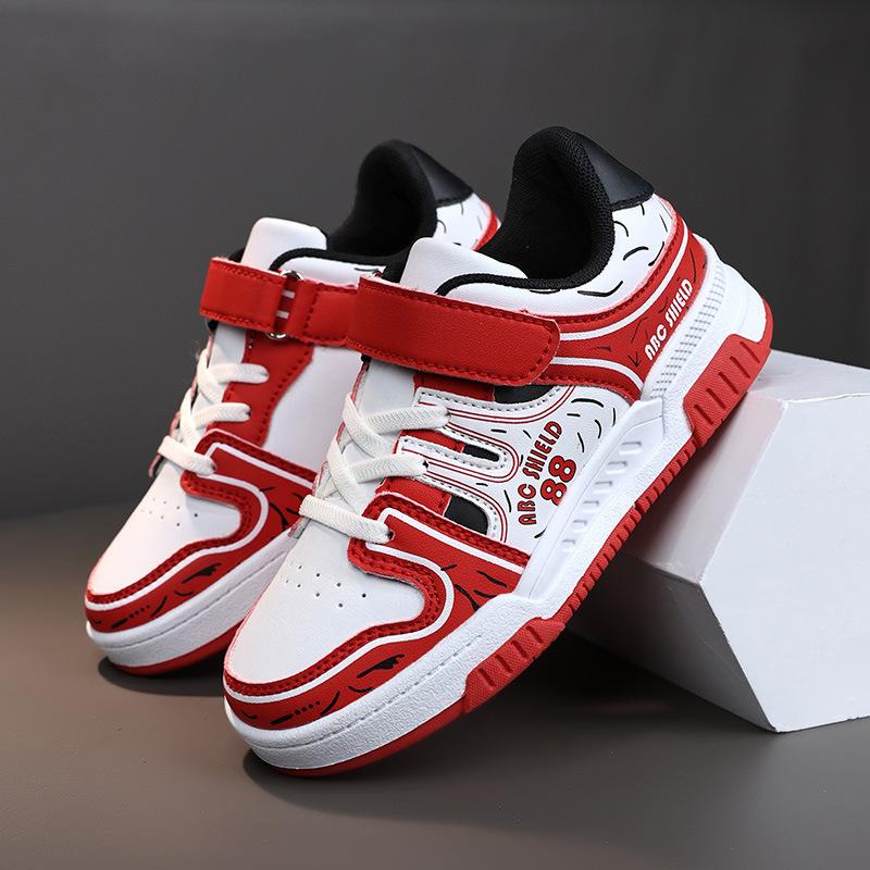 Children 2025 Campus Vintage Color Board Shoes Boys Street Tide Casual Breathable Shoes Middle Large Children Girls Sneakers
