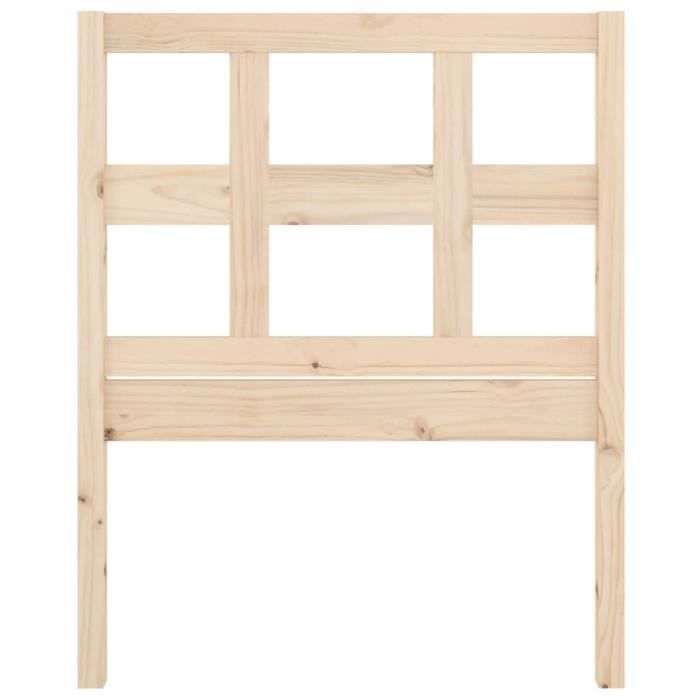 VidaXL Headboard 95.5x4x100 Cm Solid Pine Wood 818900