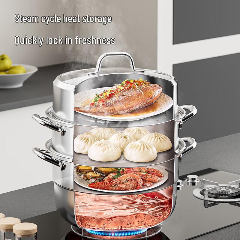 Joyoung 304 Edelstahl Dampfgarer