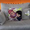 The Guy She Was Interested Pillow Case Anti-dustmite Pillowcase Invisible Zipper Silky Short Plush Sofa Cushion Cover
