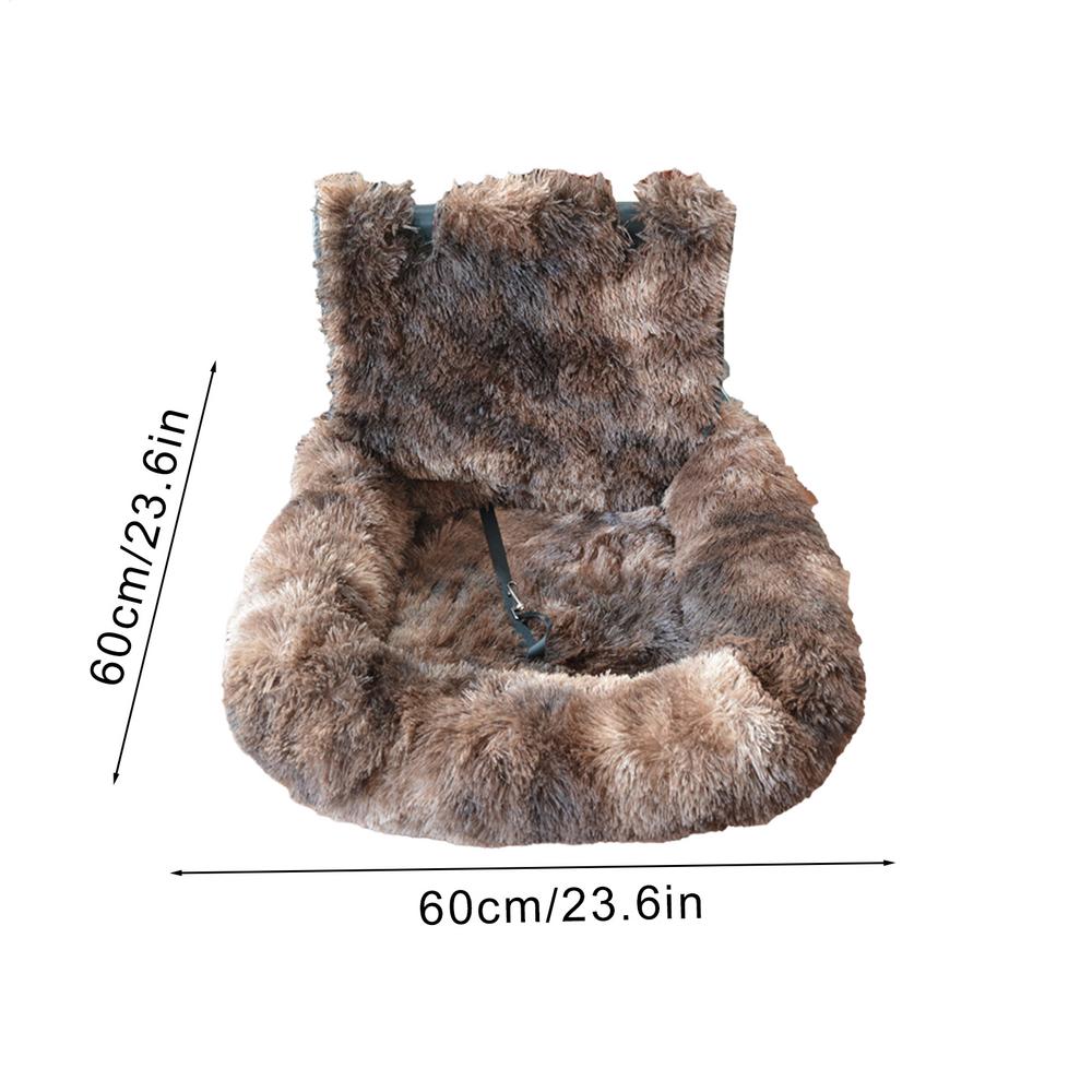 Puppy Car Seat Soft cloth Dog Booster Non-slip Detachable Design Automobile Interior Accessories For Daily Commuting Vet Visits