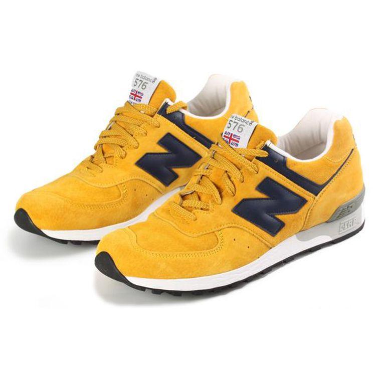 New Balance Nb 576 Retro Low-Top Marathon Running Shoes Men Sneaker Yellow M576PYB