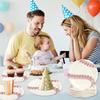 50pcs Baseball Party Paper Plates - 7Inch Round Baseball Dessert Plates for Cake Salad Fruit Pizza Disposable Themed Decoration