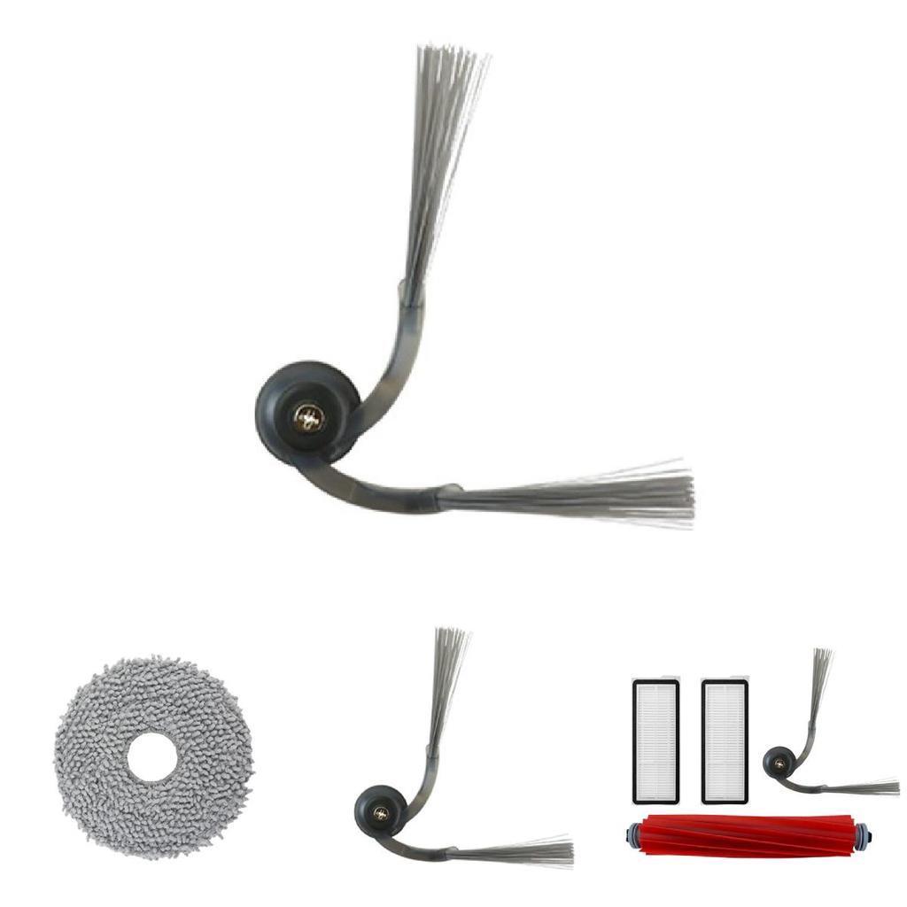 For Roborock Qv35a Qr598 Qr798 Robot Vacuum Accessories Pack With Main Brush Side Brushes Filters For Home Cleaning