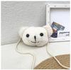 Teddy Animal Plush Bear Handbag For Girls Soft And Lightweight With Adorable Style Cartoon
