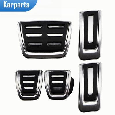 Nerezové pedály do auta pro VW Seat Leon 5F MK3 2013-2019 MK4 2020 - 2022 LHD Golf MK7 7 VII 2014-2021