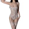 Sexy Underwear, Sexy Lace One-piece Women's Suspender, Pure Desire, Perspective Steel Ring, Lace-up Vest, Cute Woman