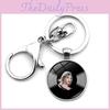 Elegant Taylor Swift Vinyl Record Keychain Creative Gift Zinc Alloy Modern Simple Design