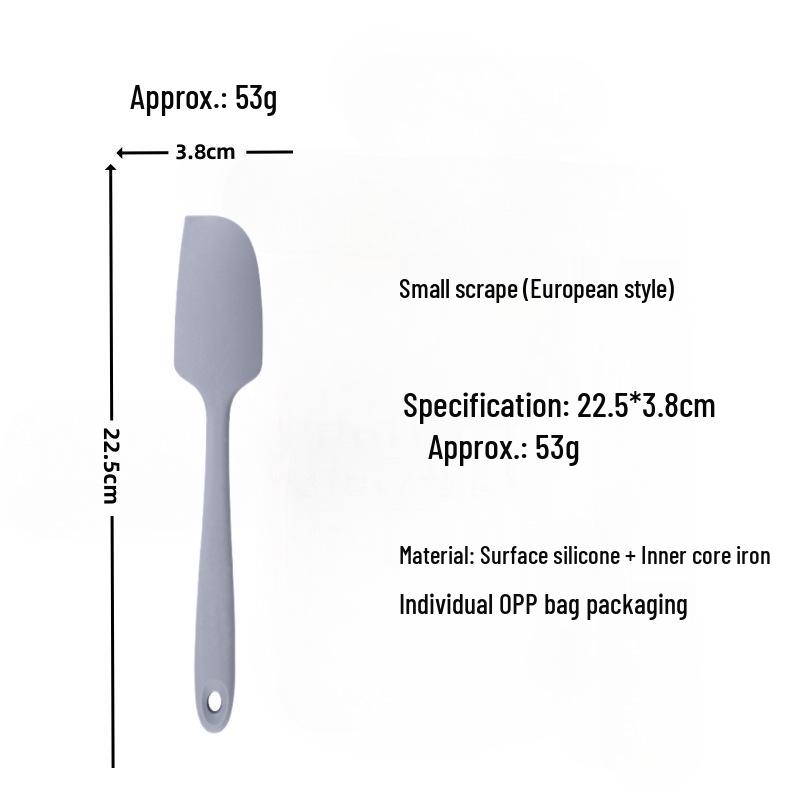 Silicone Spatula Set: Heat-Resistant, One-Piece Scrapers for Mixing & Baking (Small & Large Sizes)