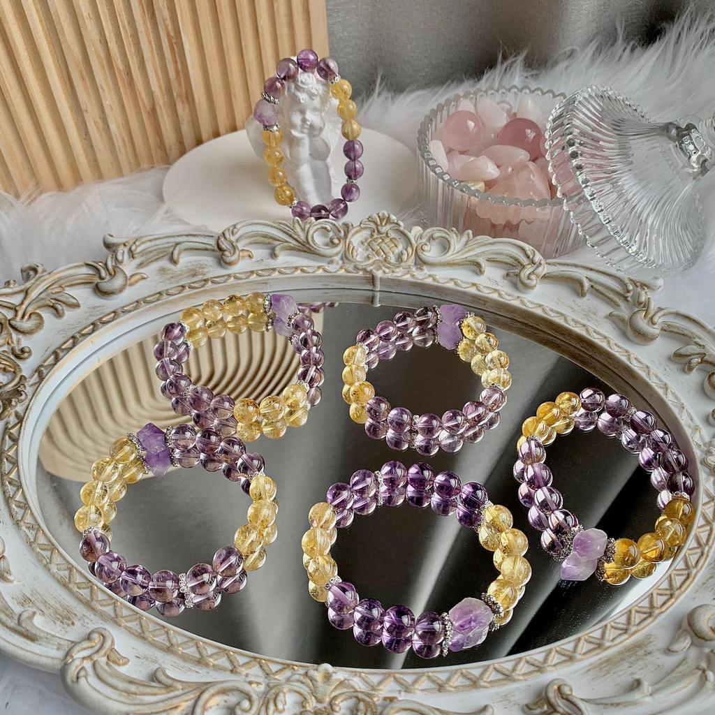 New Arrival: Nine Li Purple Fire Amethyst Crystal Bracelet