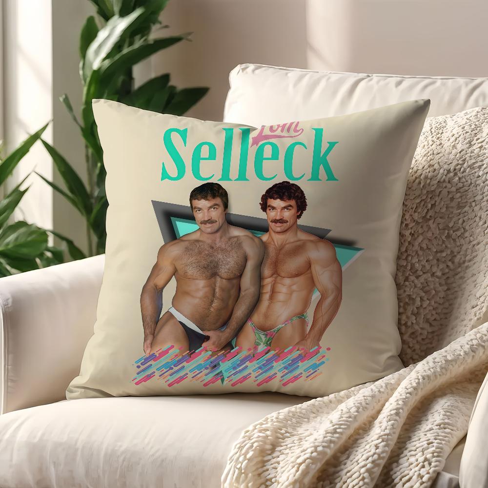 Tom Selleck Magnum cushion cover Decoration Room Shop Car Best Home Office Coffee Pillow Sofa Printing Nordic Simplicity Hit
